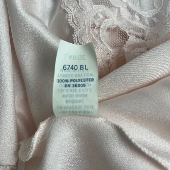 Vintage Heiress Pink Teddy Bodysuit Size Large - Picture 12 of 12